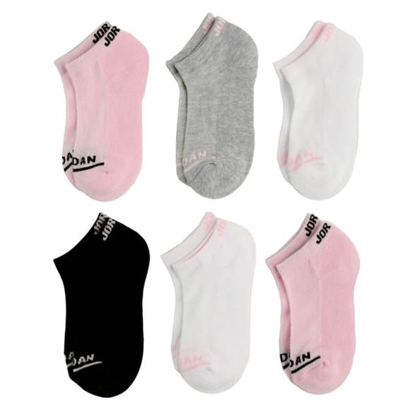 Jordan Other - NWT Girl's Jordan 6-Pack Cushioned No Show Socks